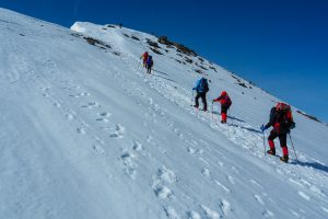 常念岳（北アルプス）2019年4月28日　No.1209