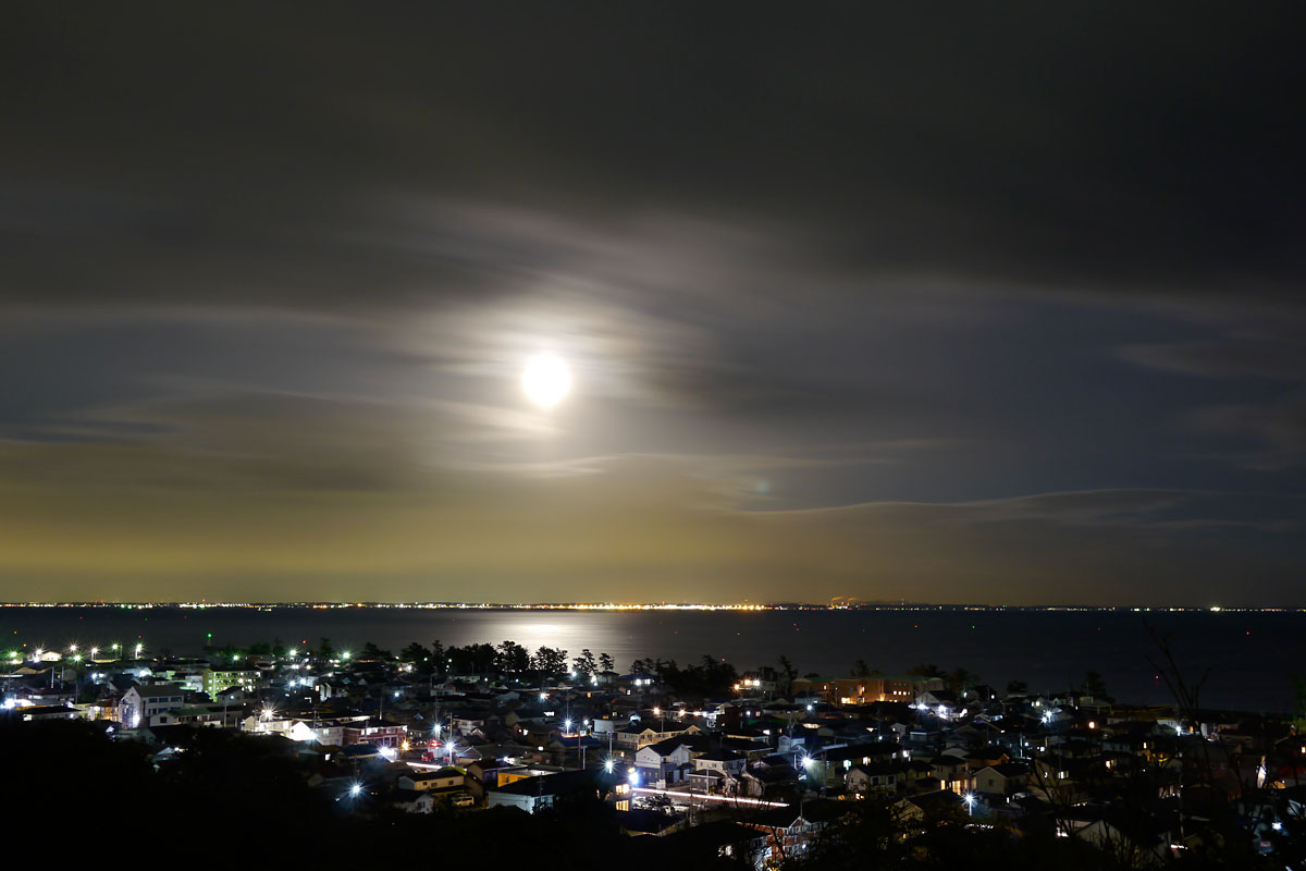 伊勢湾の夜景