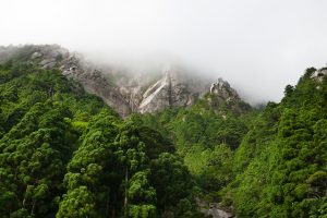 御在所岳前尾根の登攀