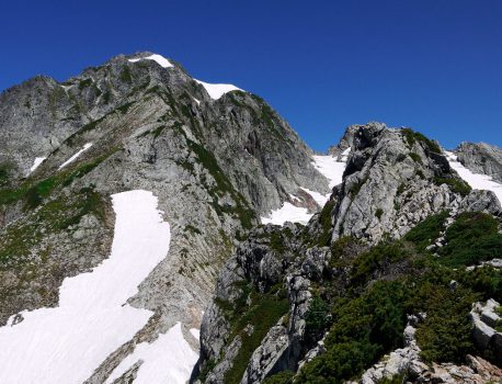 劔岳源次郎尾根の登攀 2011年7月