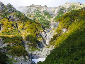 奥穂高岳南陵（北アルプス）の登攀