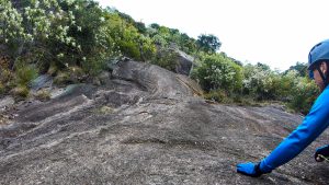 石水渓谷鬼ヶ牙の岩場（三重県亀山市）でクライミング講習会 2021.4.25