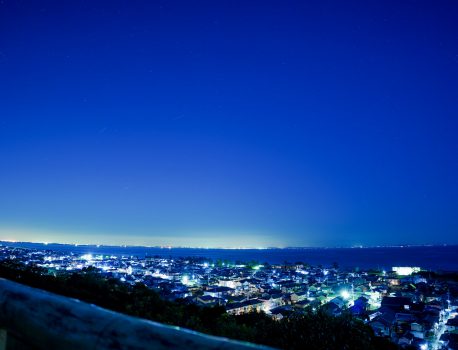岸岡山からの星景写真　2021.10.15
