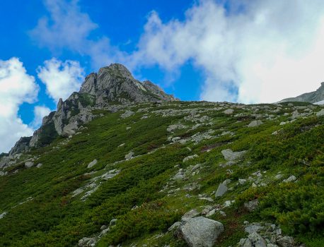 北アルプス　立山　龍王岳東尾根主稜　2021年8月1日