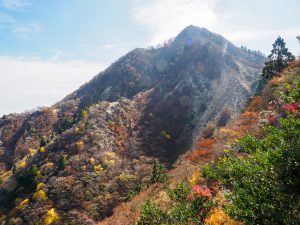 鈴鹿山系　鎌ヶ岳　三ツ口谷ルート　2021年11月2日3日