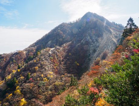 鈴鹿山系　鎌ヶ岳　三ツ口谷ルート　2021年11月2日3日