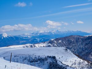 日本百名山信州美ヶ原に登る2022年2月23日